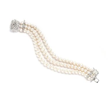 Freshwater Pearl Vintage Clasp Bracelet