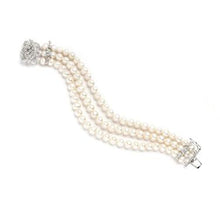 Last inn bildet i Galleri-visningsprogrammet, Freshwater Pearl Vintage Clasp Bracelet - Pearl