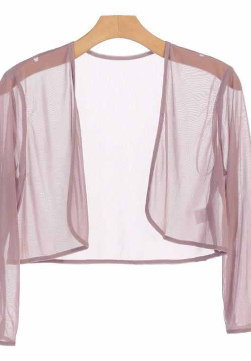 Chiffon Bolero Cover Up Mauve