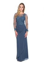 Last inn bildet i Galleri-visningsprogrammet, Lace Longsleeve Dress Slate Longsleeve lace dress