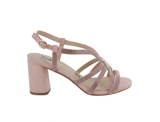 Crystal Sandal Suede 7 cm