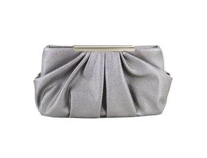Selskapsveske Metallic Folds "Plisado" - Grey