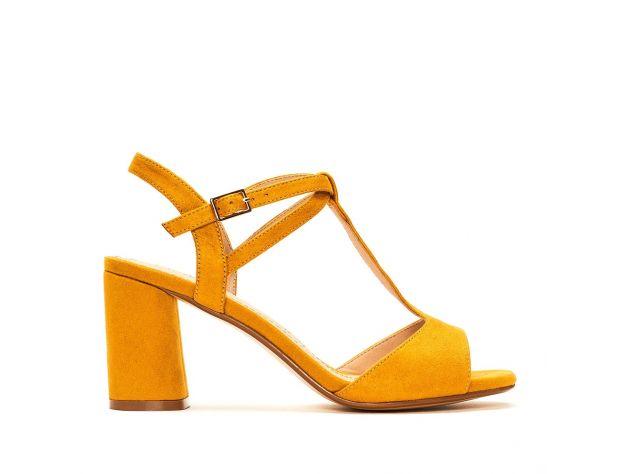 Suede Sandal 7cm *Fargen fremstår mer oransje på produktbildet enn virkeligheten.