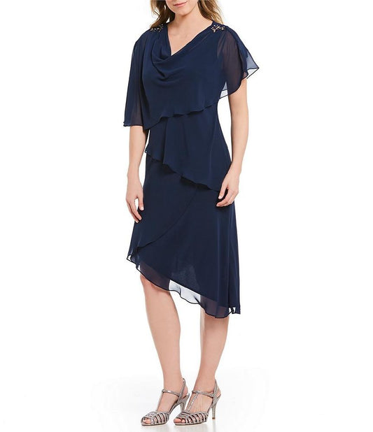 Kjole "Navy Tier"
