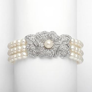 Armbånd "Exclusive Vintage Pearl" - Pearl/Silver