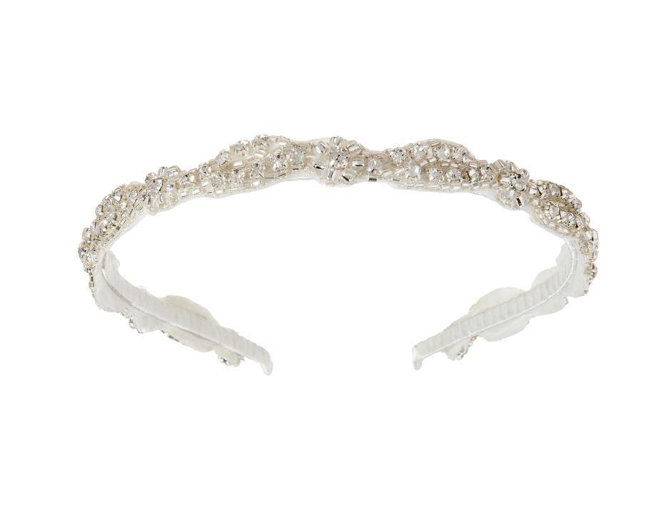 Crystal Headband - Silver One size