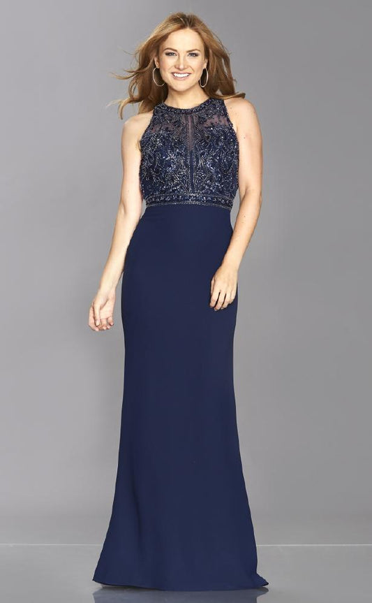 Sparkle Detail Open Back Dress