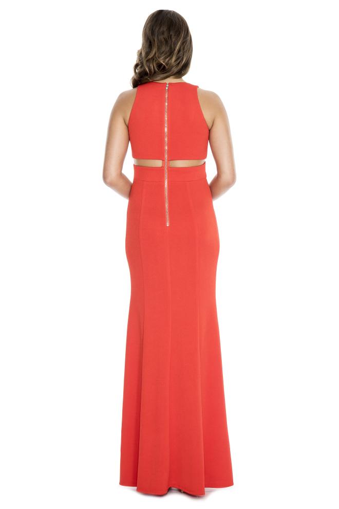 Cut-Out Dress - Orange 0