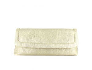 Selskapsveske Shiny Metallic Envelope - Light Gold Meta 31x4,5x15