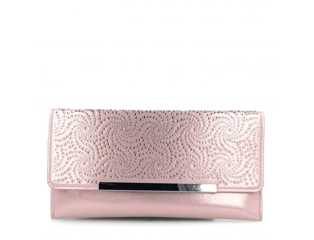 Selskapsveske pink metallic w/glitter - pink