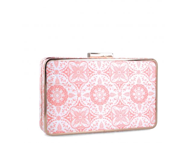 Selskapsveske printed melocoton peach - peach