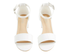 Ankle Strap Classic Sandal 5,5 cm - White 38