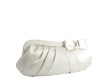 Last inn bildet i Galleri-visningsprogrammet, Selskapsveske Satin Bow Decor Bag - Ivory