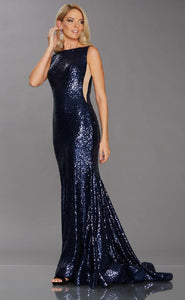 Dress Pixie Sequins Navy - Navy 34/XS