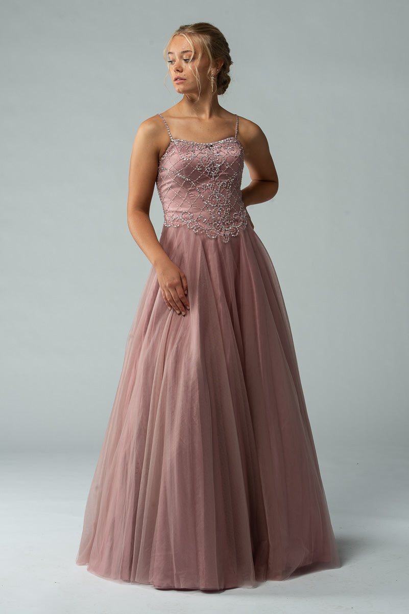 Ballkjole 517 Dusty Rose