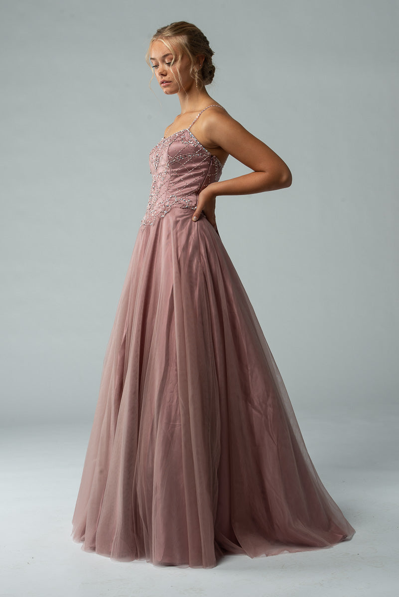 Ballkjole 517 Dusty Rose