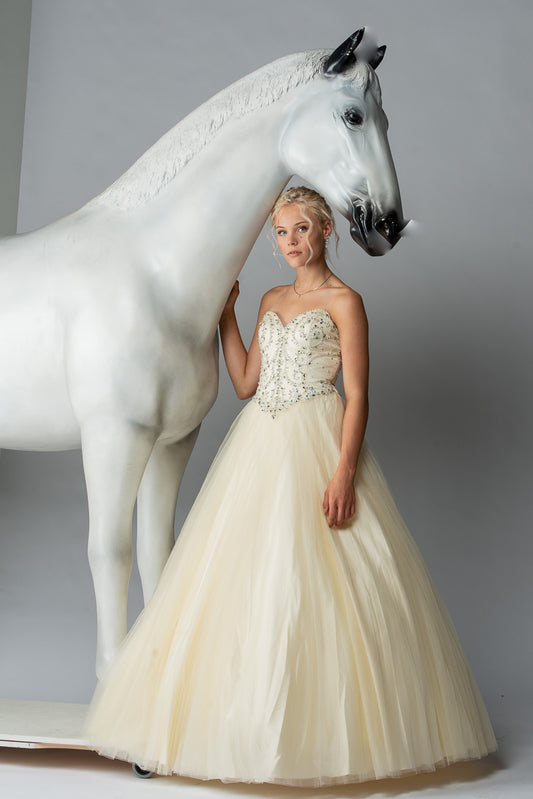 Ballkjole 514 Light Champagne