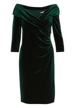 Last inn bildet i Galleri-visningsprogrammet, GB Bridget Velvet Dress - Dark Green 38