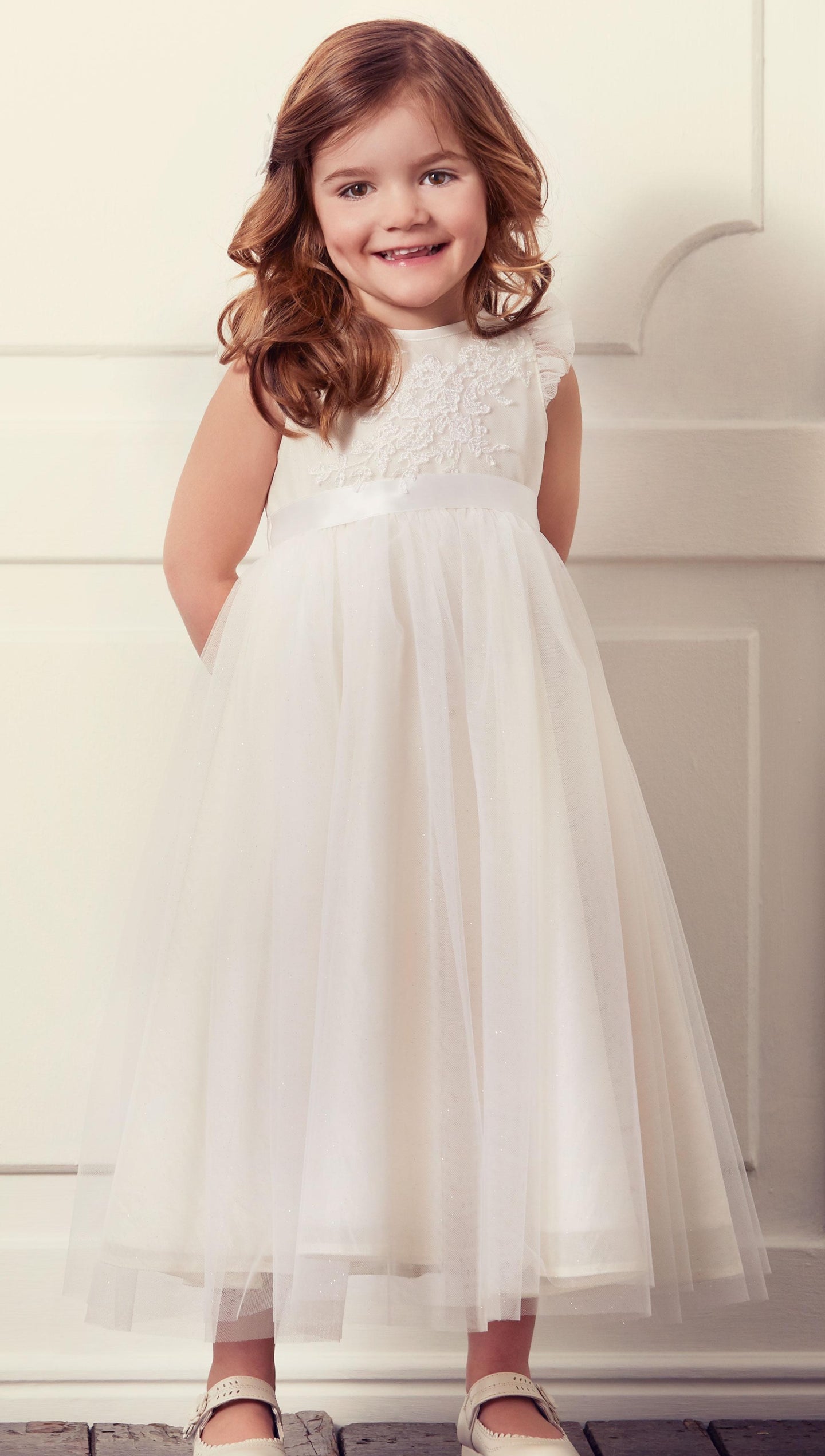 Brudepikekjole L431 Sparkle Tulle