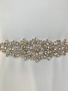 Belte Charlene Crystals Statement - Silver One size