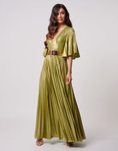 Last inn bildet i Galleri-visningsprogrammet, Metallic Dress Misse Lime