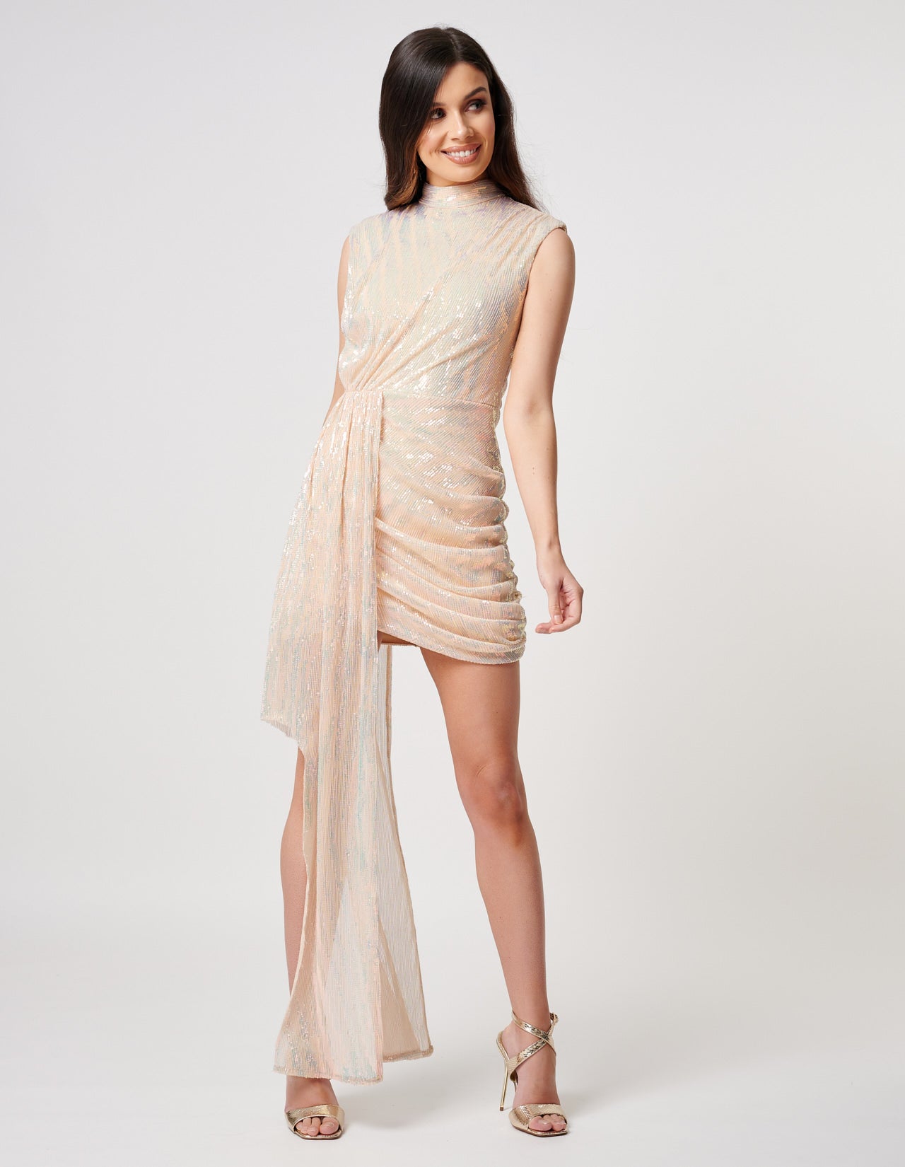 Solstice Champagne Dress