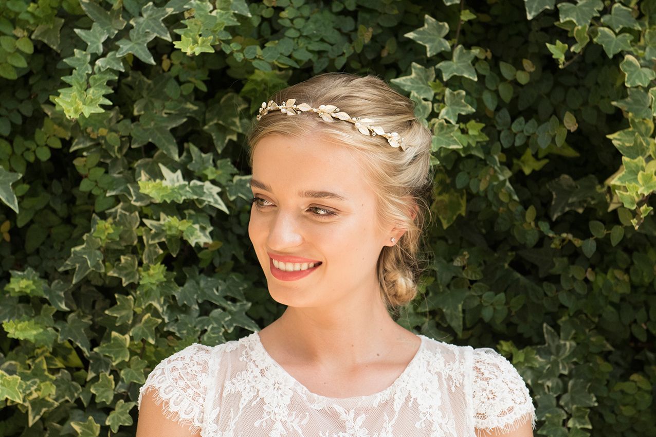 Tiara "Peach Blossom Gold" - Gold