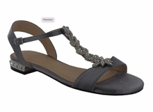 Last inn bildet i Galleri-visningsprogrammet, Selskapssko Grey Sparkling sandals