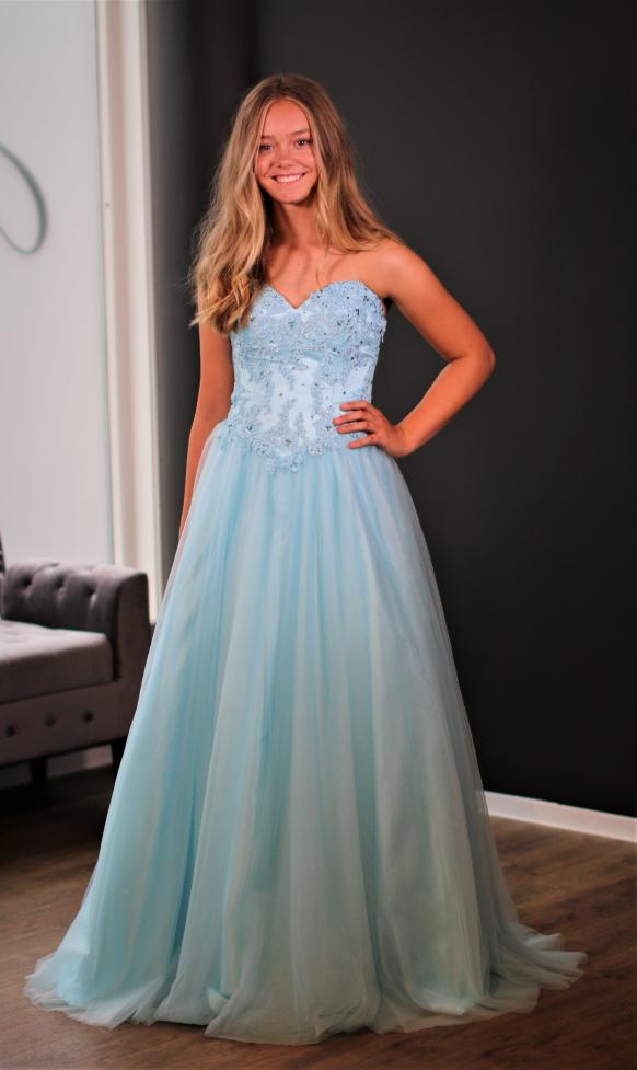 Ballkjole Light Blue Anna Johnson