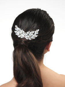 Haircomb Angel Crystal - Silver