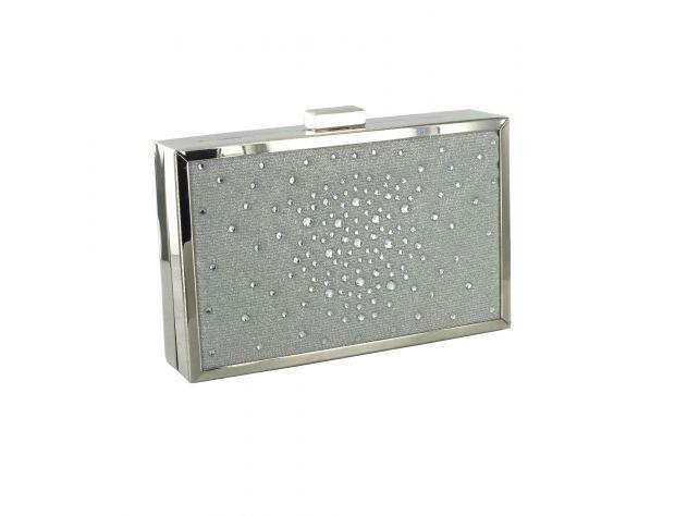 Selskapsveske Box Rhinestone Clutch 16x3.5x10cm