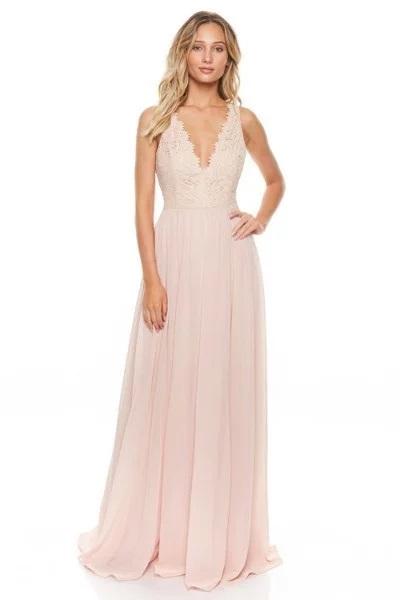 Selskapskjole Crochet V-Neck Dress