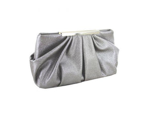 Selskapsveske Metallic Folds "Plisado" - Grey
