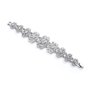 Vintage Scrolls Bracelet - Silver