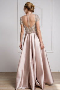 Amelia Rose Sparkle & Stone Dress - Rose 44