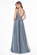 Last inn bildet i Galleri-visningsprogrammet, Tulle Dusty Blue Dress - Dusty blue 36