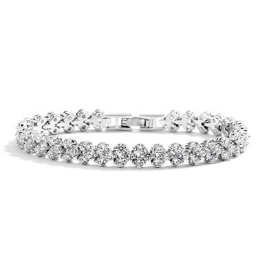 Armbånd "Classic Tennis Silver"