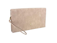 Last inn bildet i Galleri-visningsprogrammet, Selskapsveske Large Bag Snakeskin - Nude